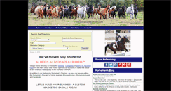 Desktop Screenshot of horsemansdirectory.com